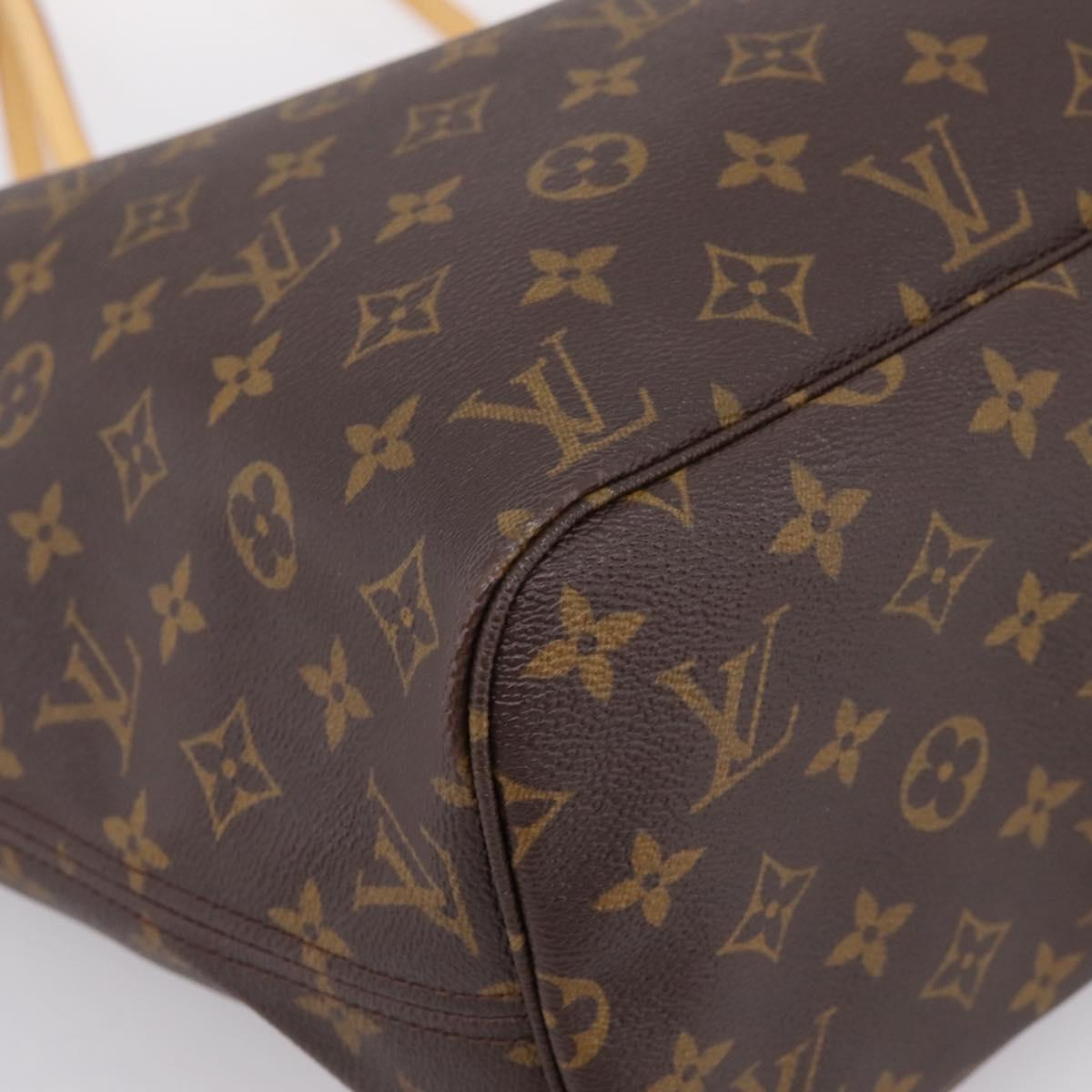 LOUIS VUITTON Monogram Neverfull MM Tote Bag M40156 LV Auth BA15996V