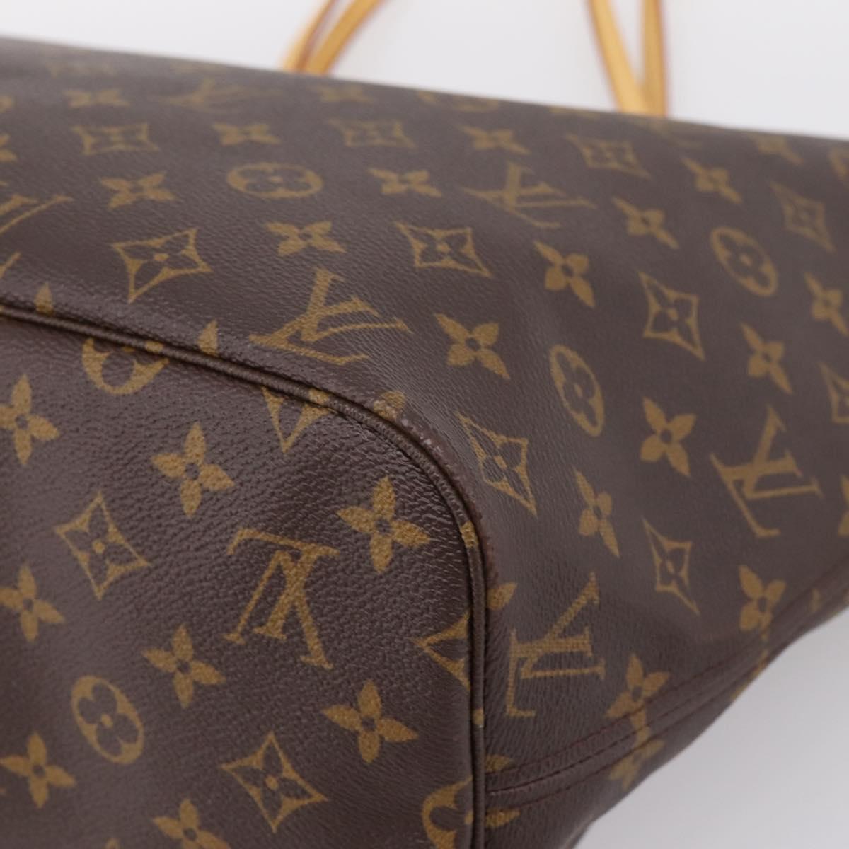 LOUIS VUITTON Monogram Neverfull MM Tote Bag M40156 LV Auth BA15996V