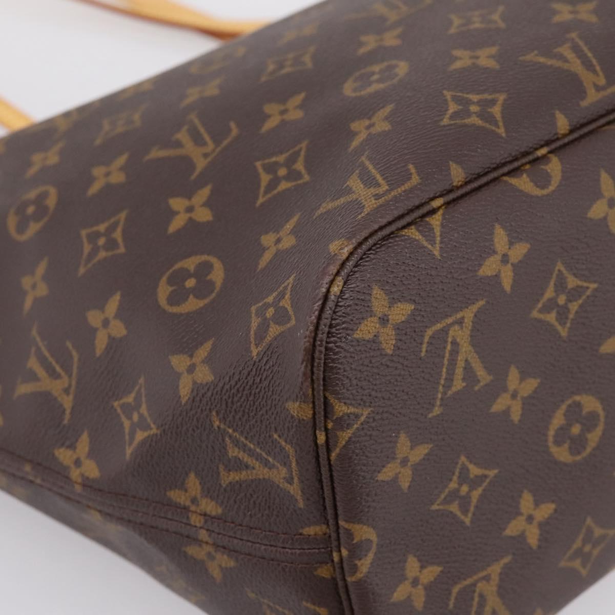 LOUIS VUITTON Monogram Neverfull MM Tote Bag M40156 LV Auth BA15996V
