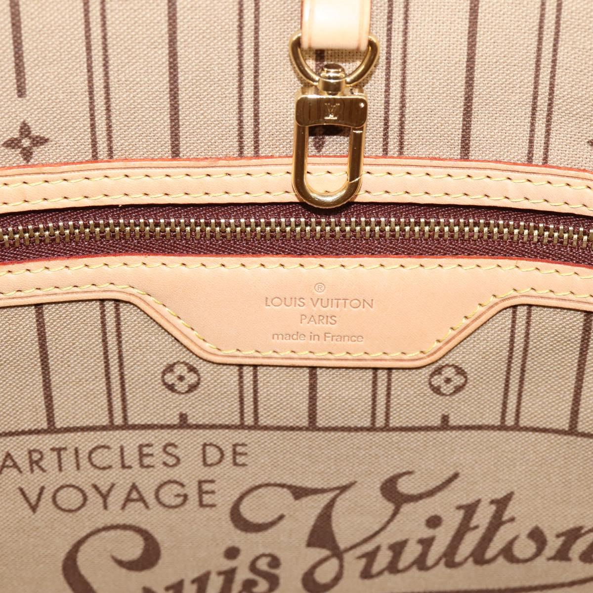 LOUIS VUITTON Monogram Neverfull MM Tote Bag M40156 LV Auth BA15996V