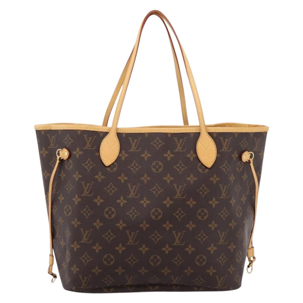 LOUIS VUITTON Monogram Neverfull MM Tote Bag M40156 LV Auth BA15996V