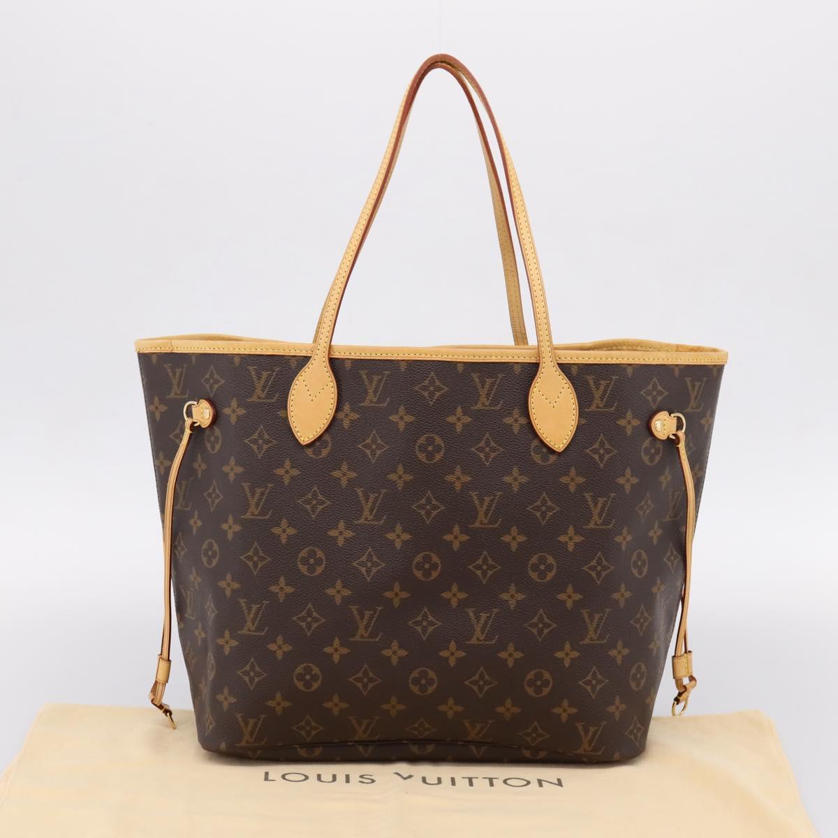 LOUIS VUITTON Monogram Neverfull MM Tote Bag M40156 LV Auth BA15996V