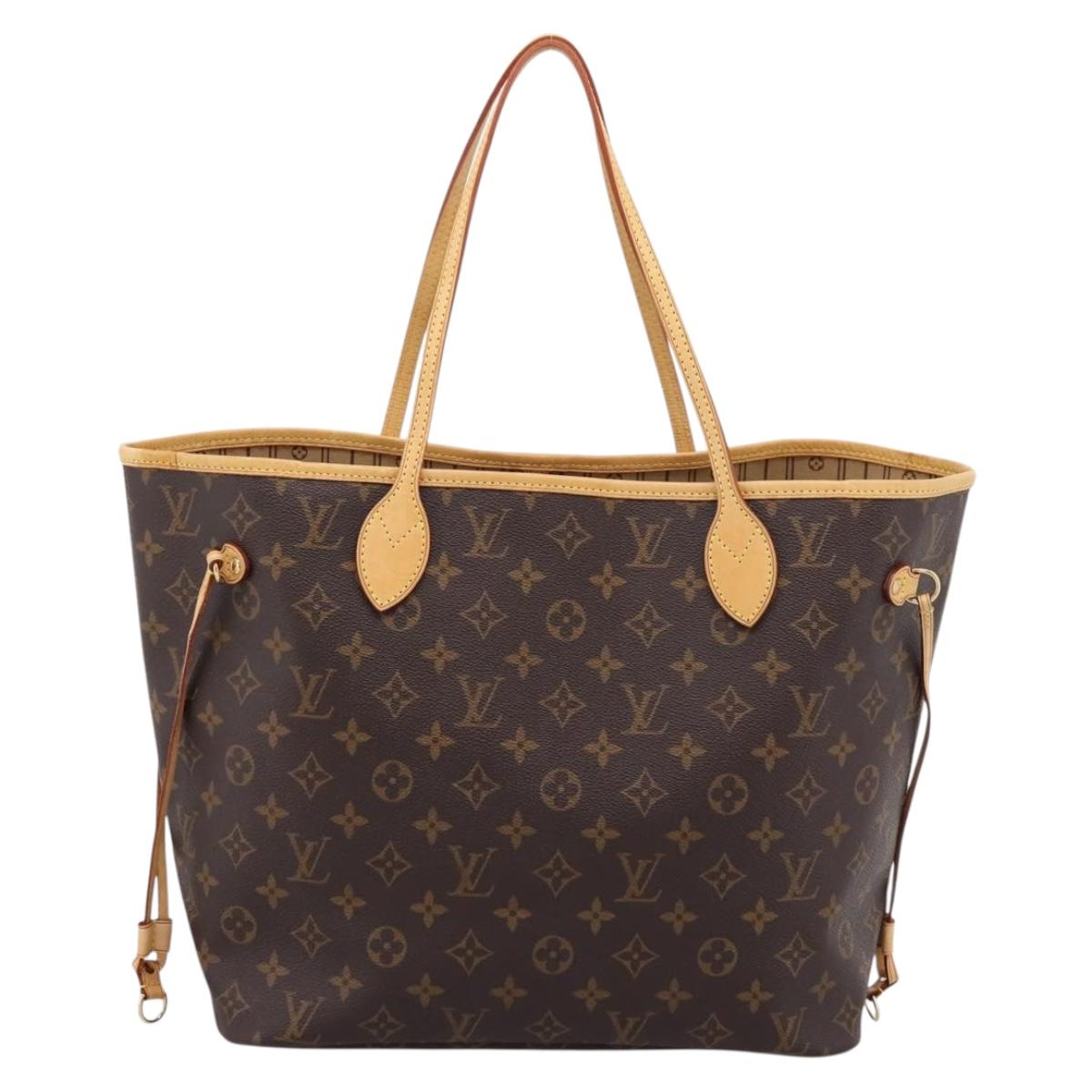 LOUIS VUITTON Monogram Neverfull MM Tote Bag M40156 LV Auth BA15996V