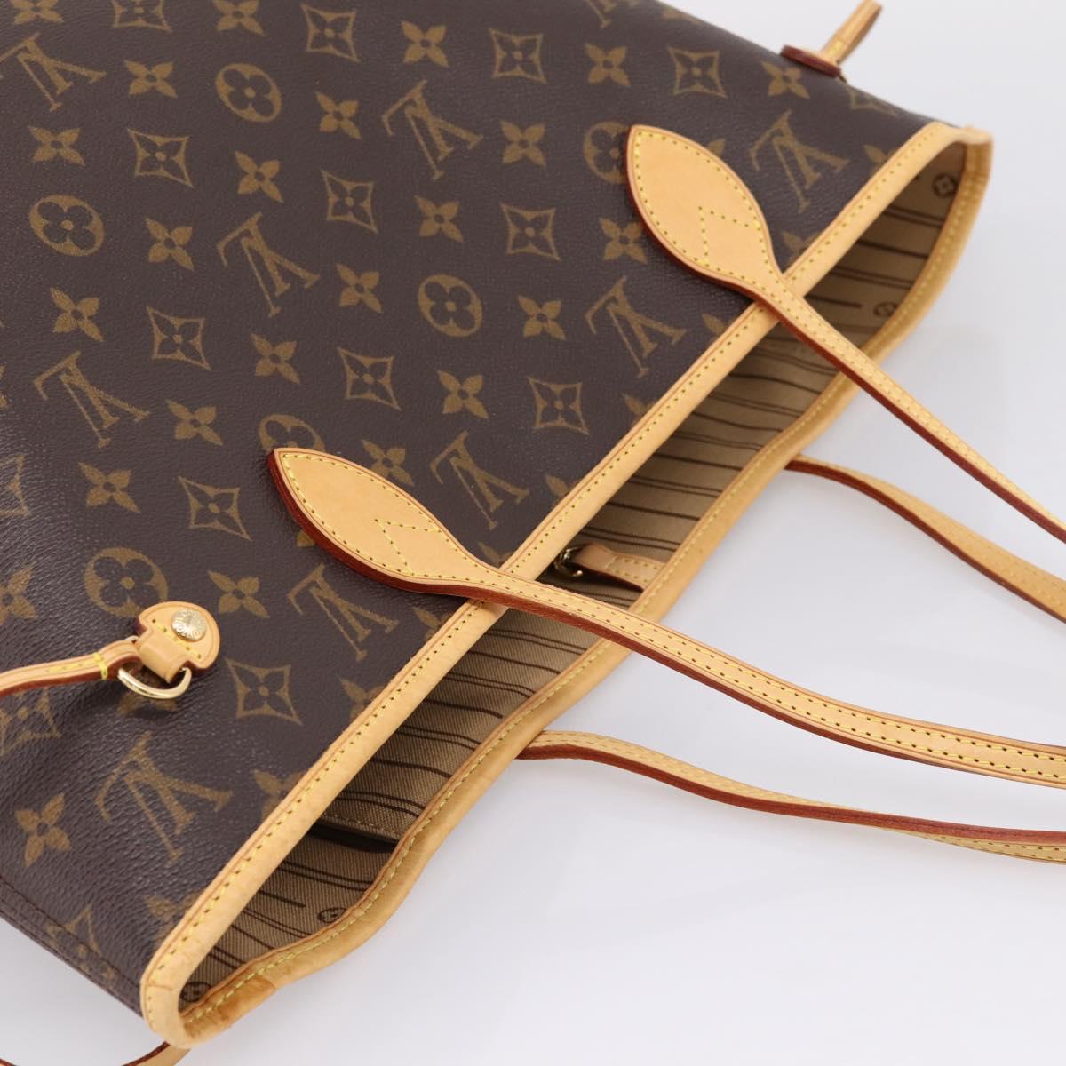 LOUIS VUITTON Monogram Neverfull MM Tote Bag M40156 LV Auth BA15996V