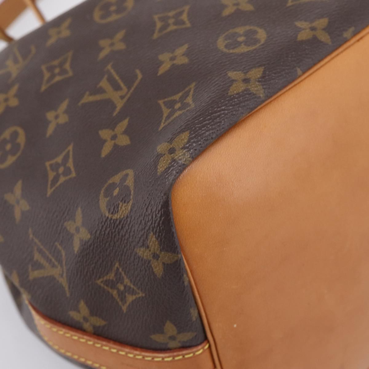 LOUIS VUITTON Monogram Petit Noe Shoulder Bag M42226 LV Auth BA15998V