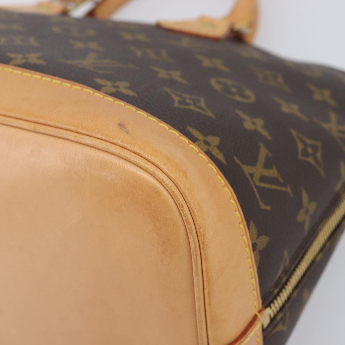 LOUIS VUITTON Monogram Alma Hand Bag M51130 LV Auth BA15999V