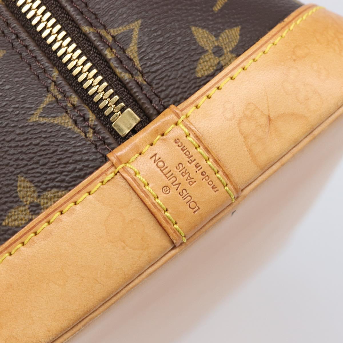 LOUIS VUITTON Monogram Alma Hand Bag M51130 LV Auth BA15999V