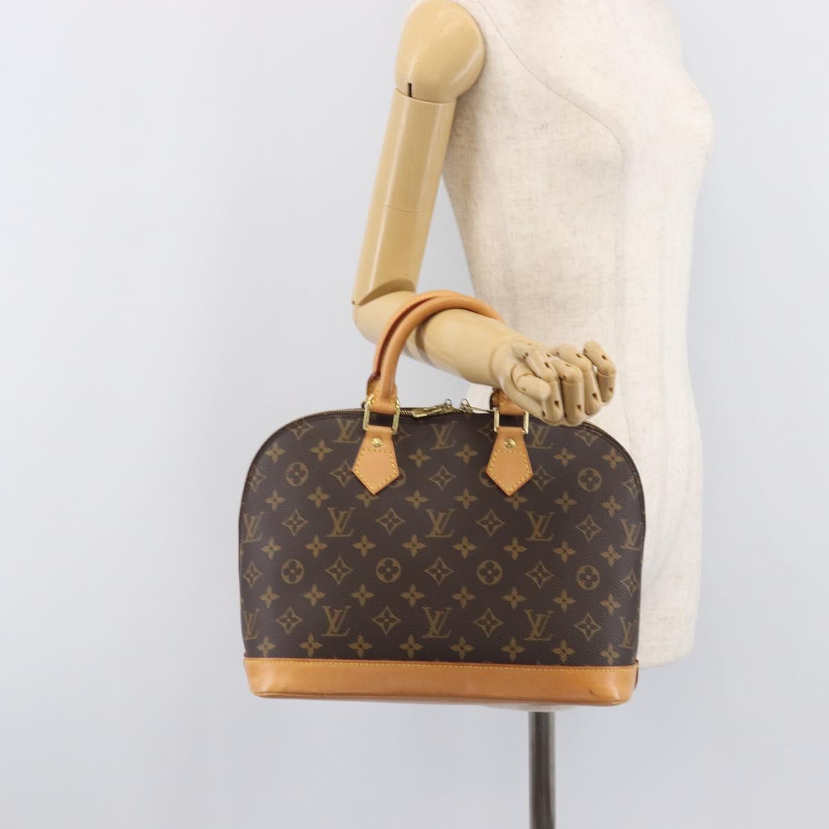 LOUIS VUITTON Monogram Alma Hand Bag M51130 LV Auth BA15999V