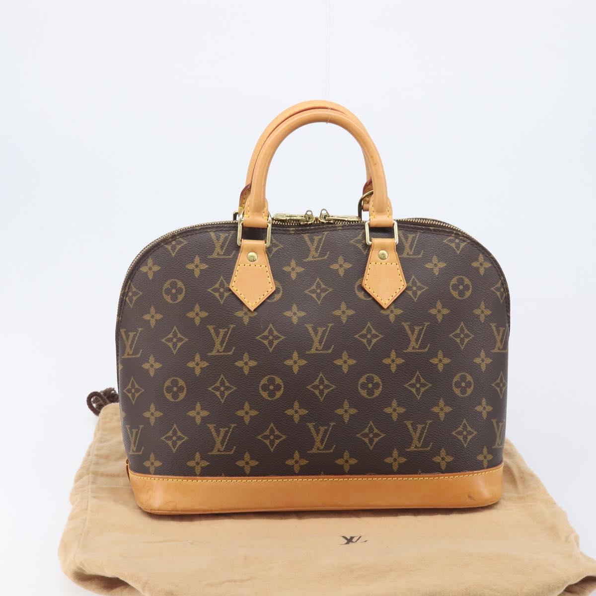 LOUIS VUITTON Monogram Alma Hand Bag M51130 LV Auth BA15999V