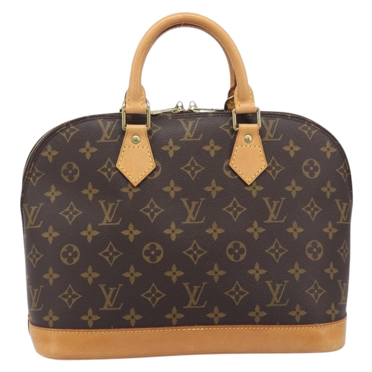 LOUIS VUITTON Monogram Alma Hand Bag M51130 LV Auth BA15999V