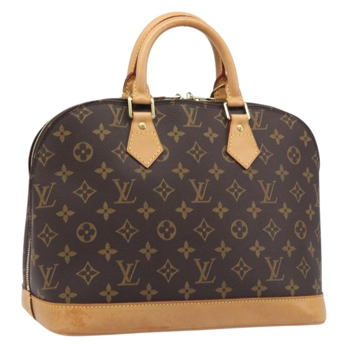 LOUIS VUITTON Monogram Alma Hand Bag M51130 LV Auth BA16000V