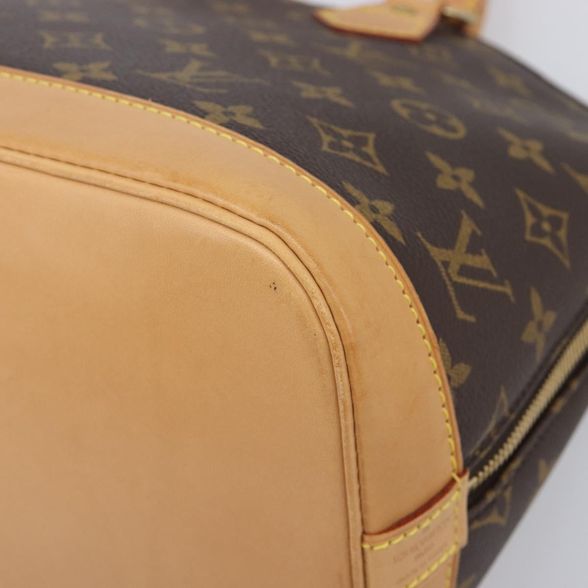 LOUIS VUITTON Monogram Alma Hand Bag M51130 LV Auth BA16000V