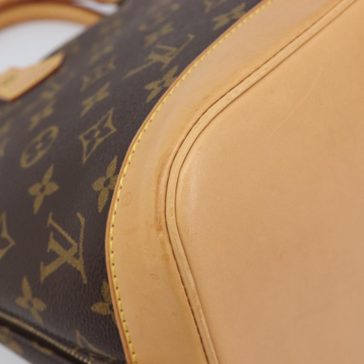 LOUIS VUITTON Monogram Alma Hand Bag M51130 LV Auth BA16000V