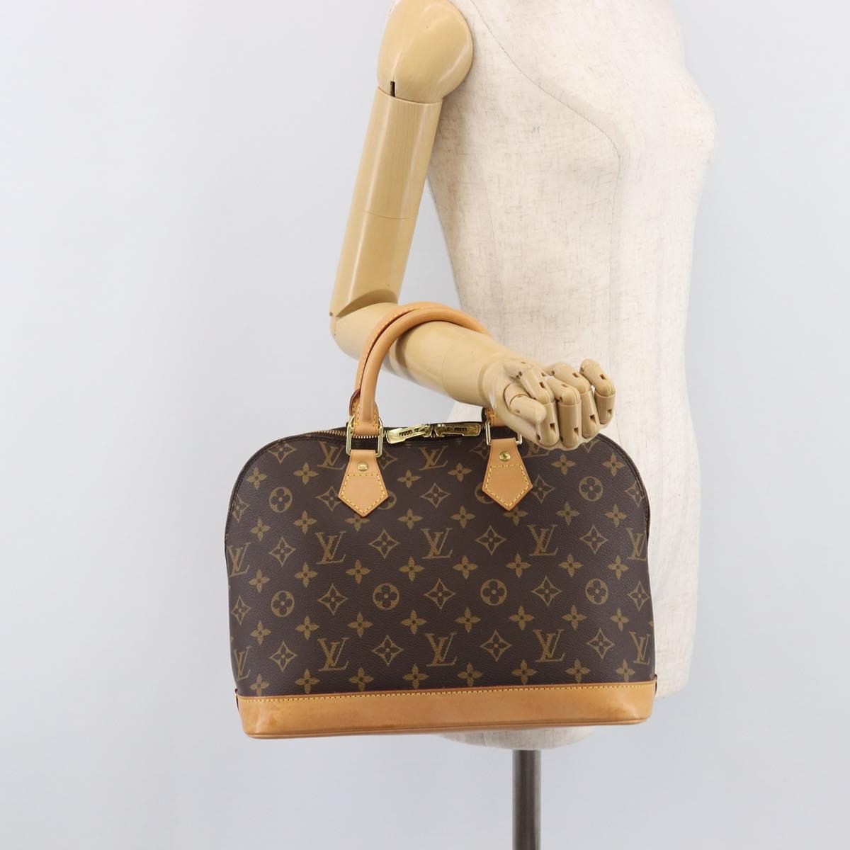 LOUIS VUITTON Monogram Alma Hand Bag M51130 LV Auth BA16000V