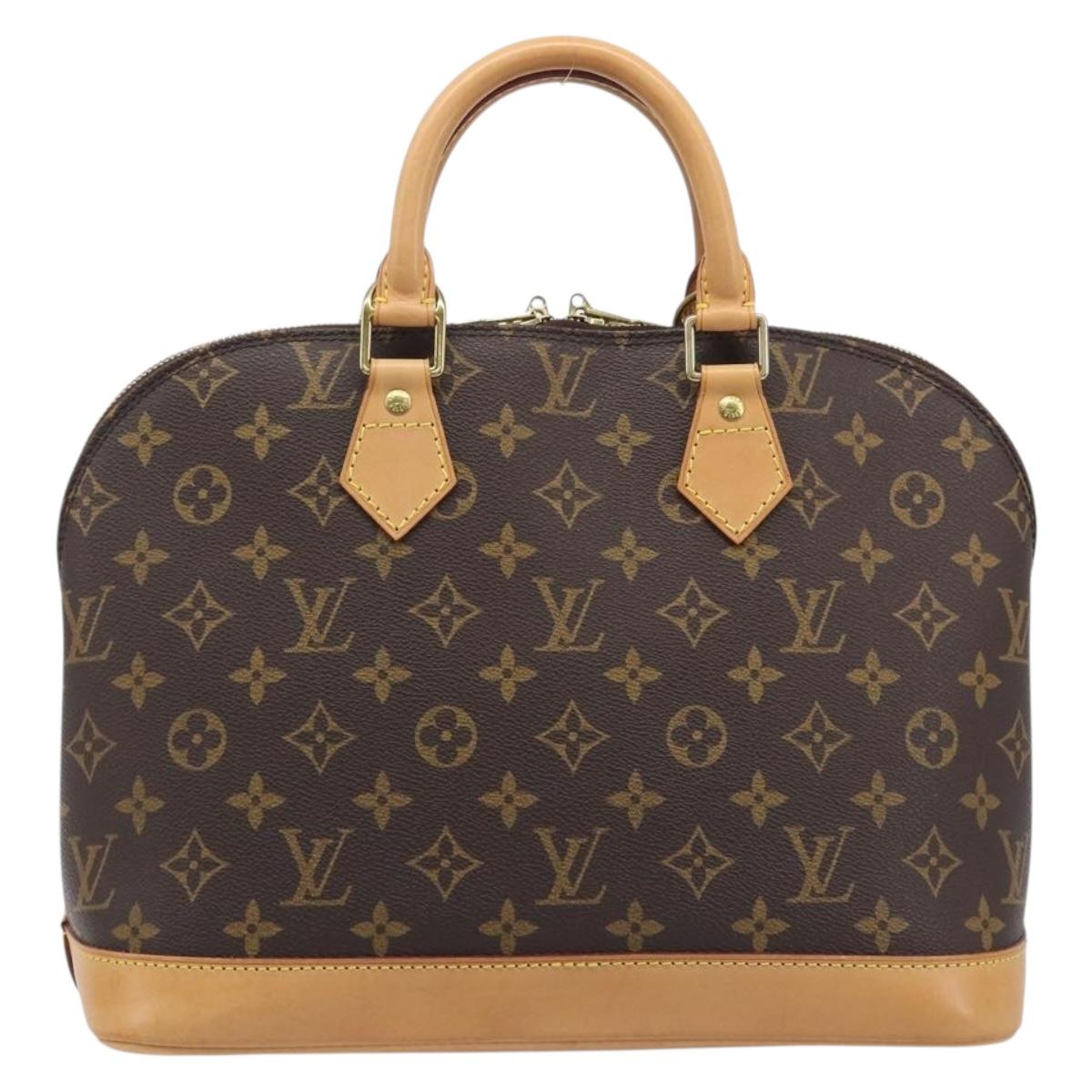 LOUIS VUITTON Monogram Alma Hand Bag M51130 LV Auth BA16000V