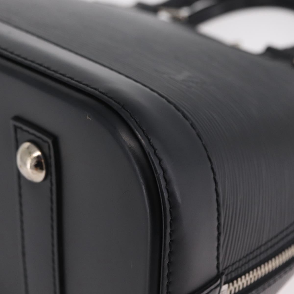 LOUIS VUITTON Epi Alma Hand Bag Noir Black M52142 LV Auth BA16001A