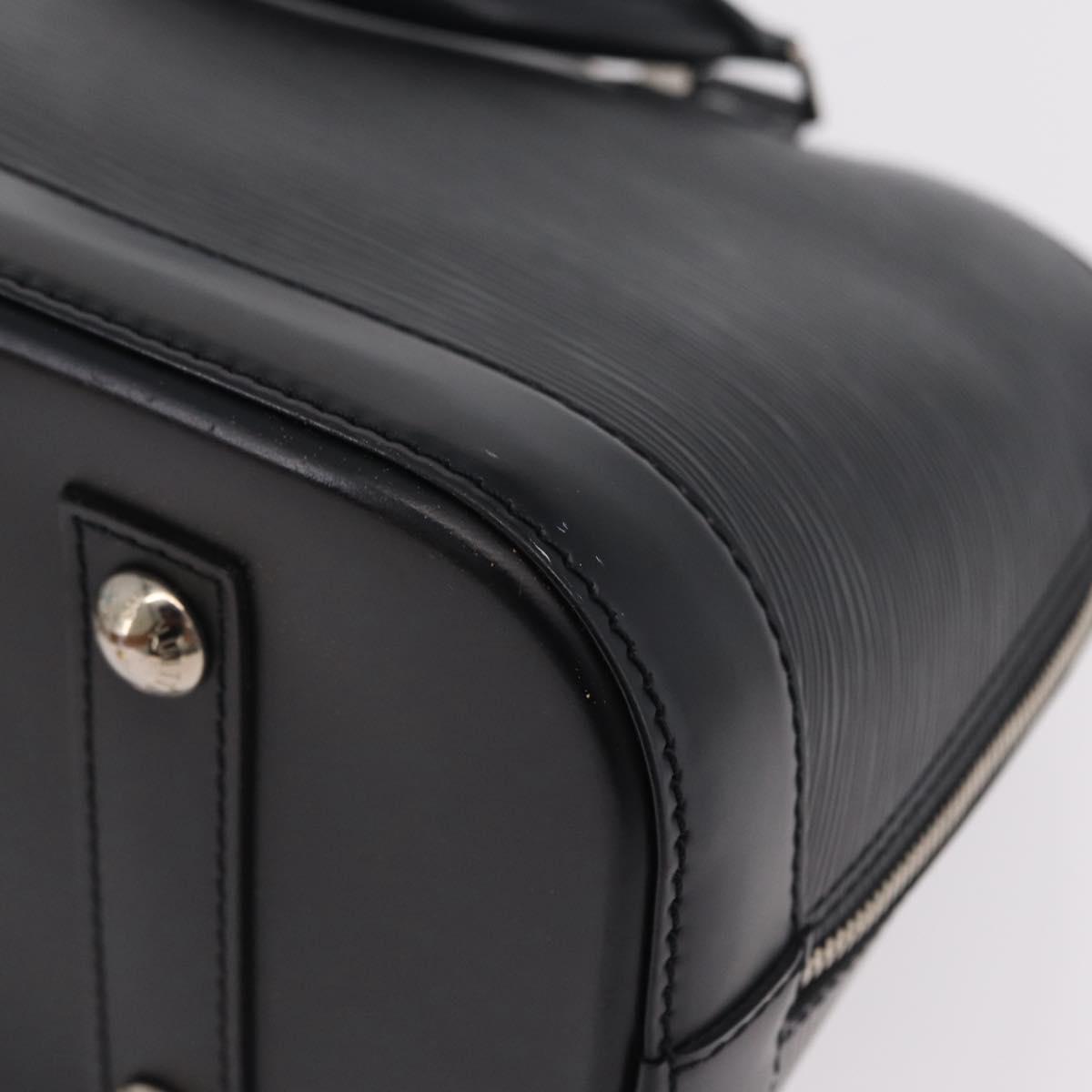 LOUIS VUITTON Epi Alma Hand Bag Noir Black M52142 LV Auth BA16001A