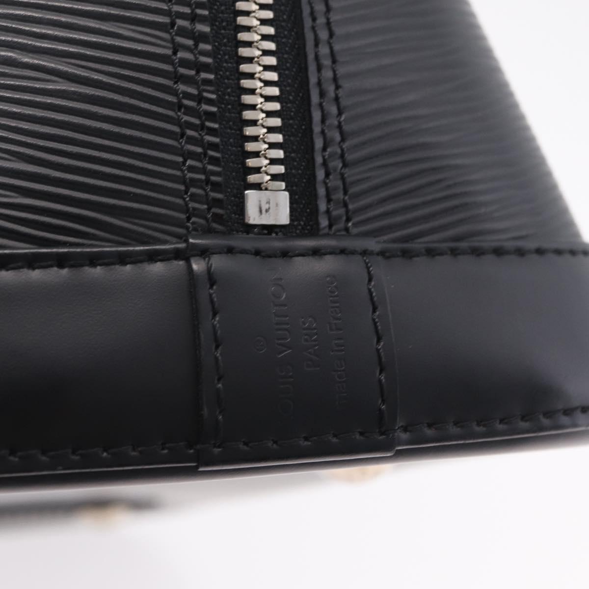 LOUIS VUITTON Epi Alma Hand Bag Noir Black M52142 LV Auth BA16001A