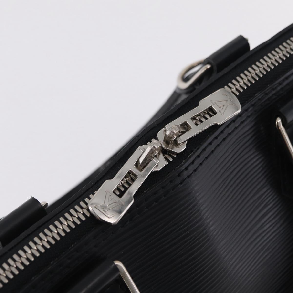 LOUIS VUITTON Epi Alma Hand Bag Noir Black M52142 LV Auth BA16001A