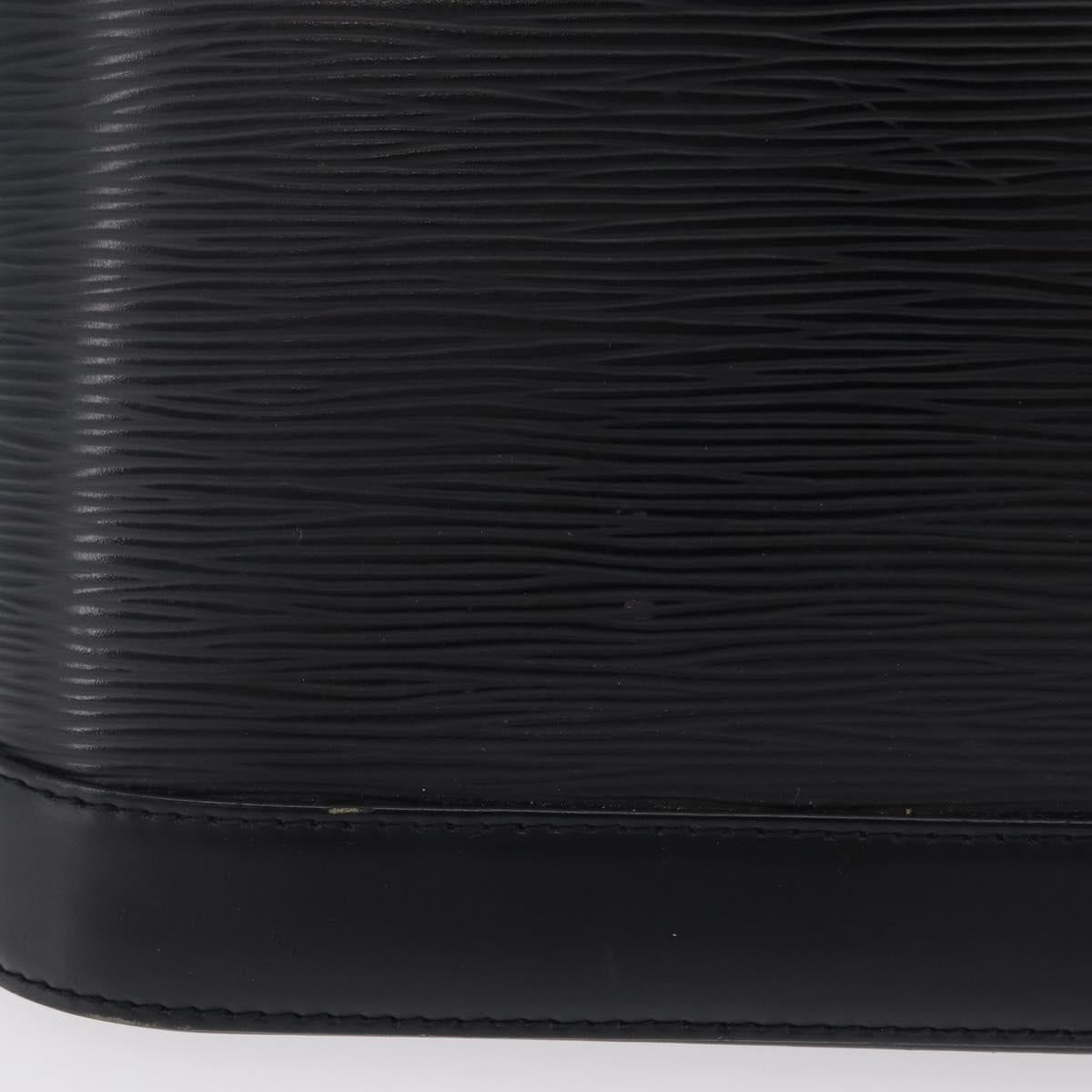 LOUIS VUITTON Epi Alma Hand Bag Noir Black M52142 LV Auth BA16001A