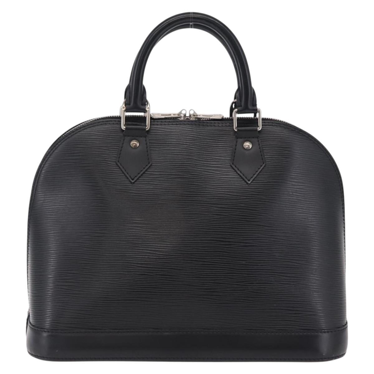 LOUIS VUITTON Epi Alma Hand Bag Noir Black M52142 LV Auth BA16001A