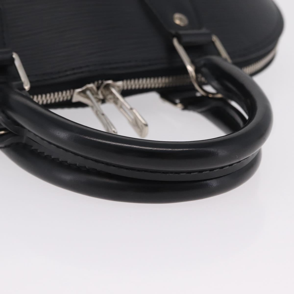 LOUIS VUITTON Epi Alma Hand Bag Noir Black M52142 LV Auth BA16001A