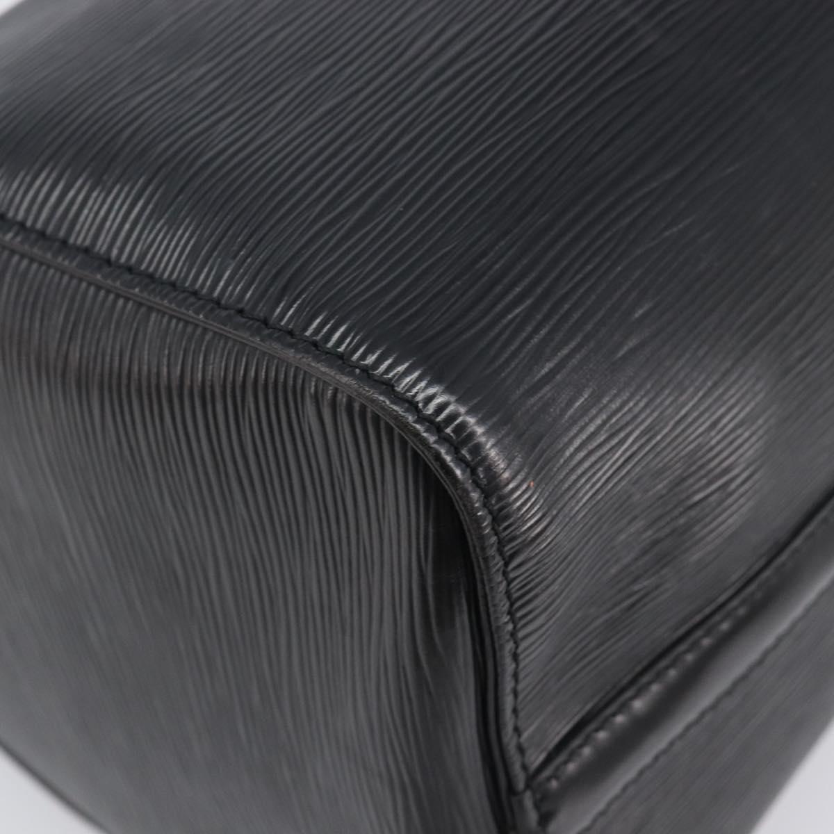 LOUIS VUITTON Epi Speedy 30 Hand Bag Noir M43002 LV Auth BA16002V