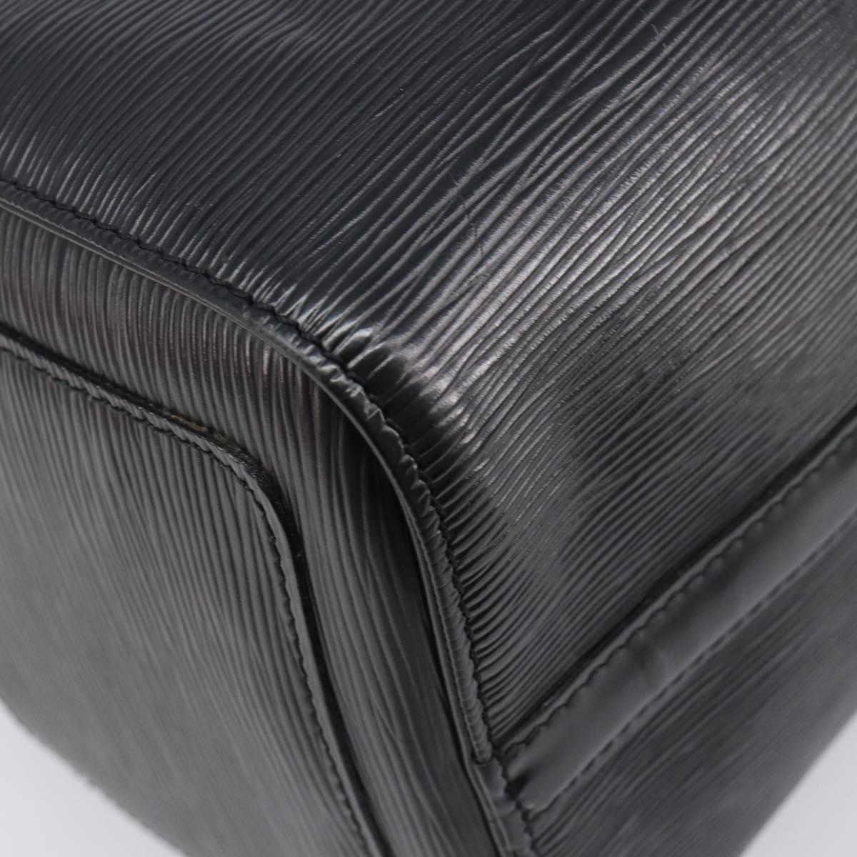 LOUIS VUITTON Epi Speedy 30 Hand Bag Noir M43002 LV Auth BA16002V