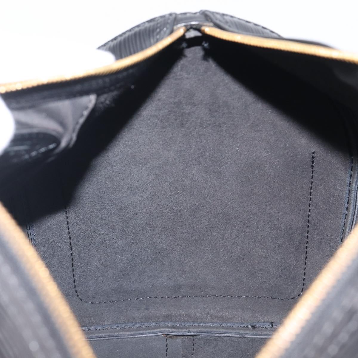 LOUIS VUITTON Epi Speedy 30 Hand Bag Noir M43002 LV Auth BA16002V