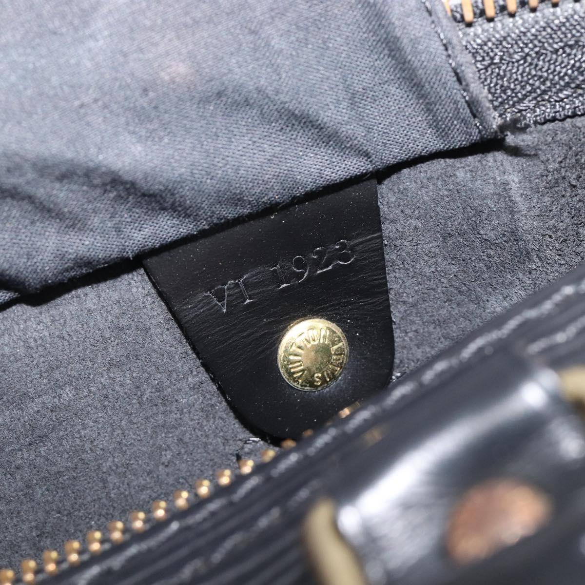 LOUIS VUITTON Epi Speedy 30 Hand Bag Noir M43002 LV Auth BA16002V