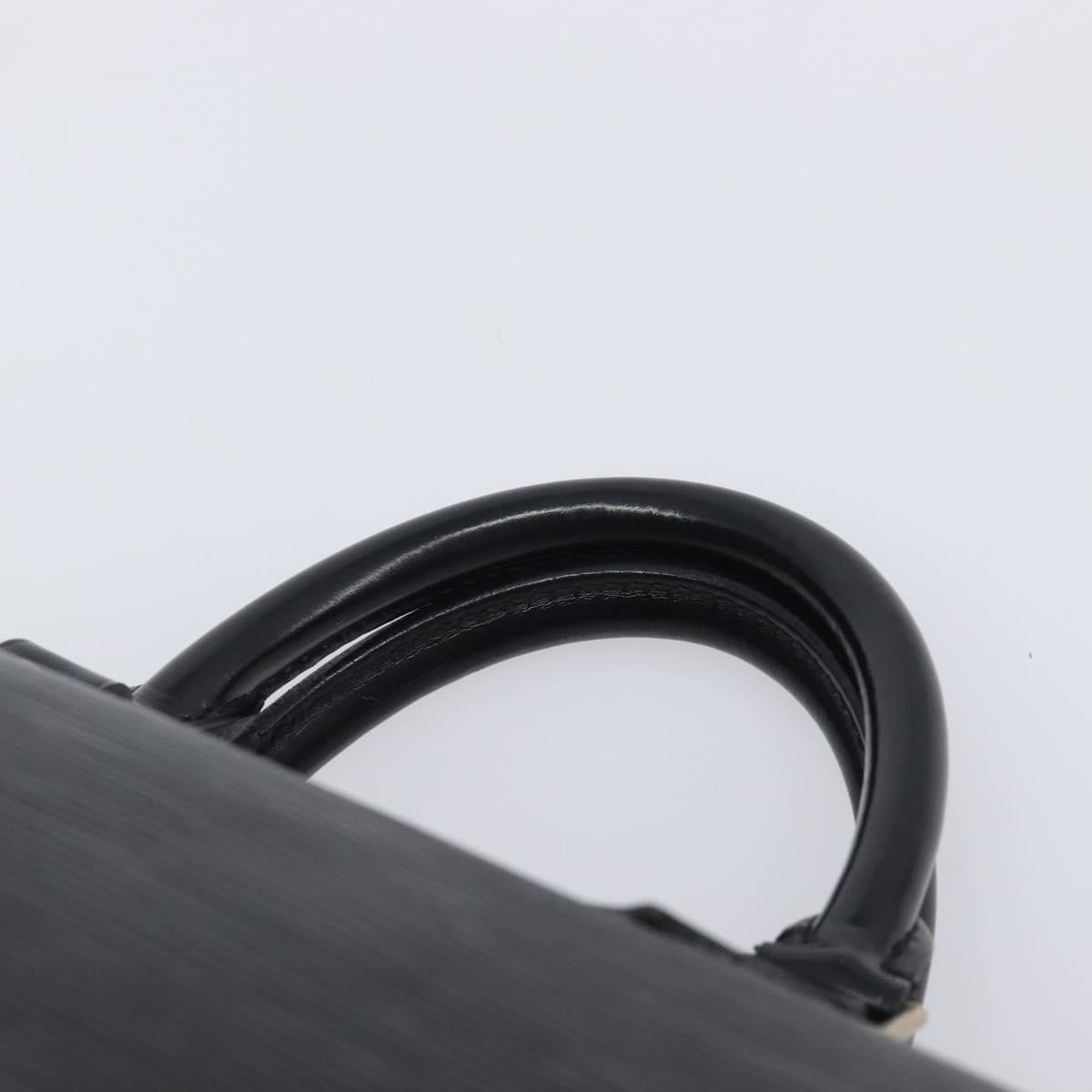 LOUIS VUITTON Epi Speedy 30 Hand Bag Noir M43002 LV Auth BA16002V