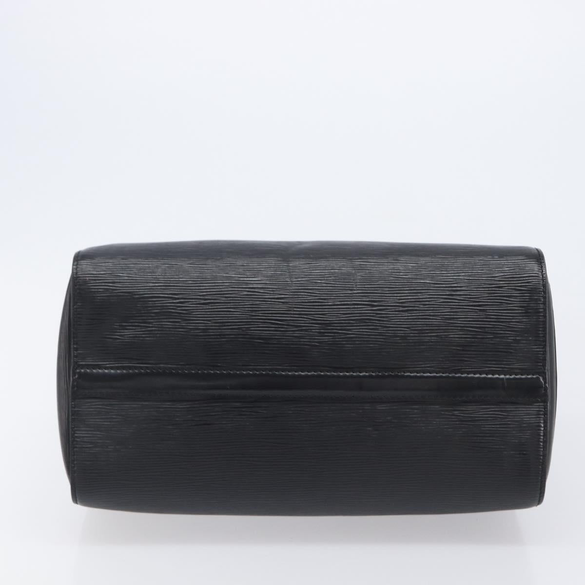 LOUIS VUITTON Epi Speedy 30 Hand Bag Noir M43002 LV Auth BA16002V
