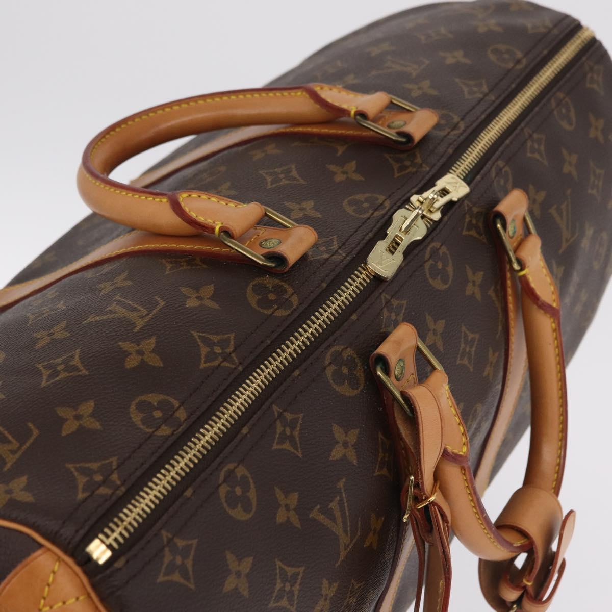 LOUIS VUITTON Monogram Keepall 45 Boston Bag M41428 LV Auth BA16013V