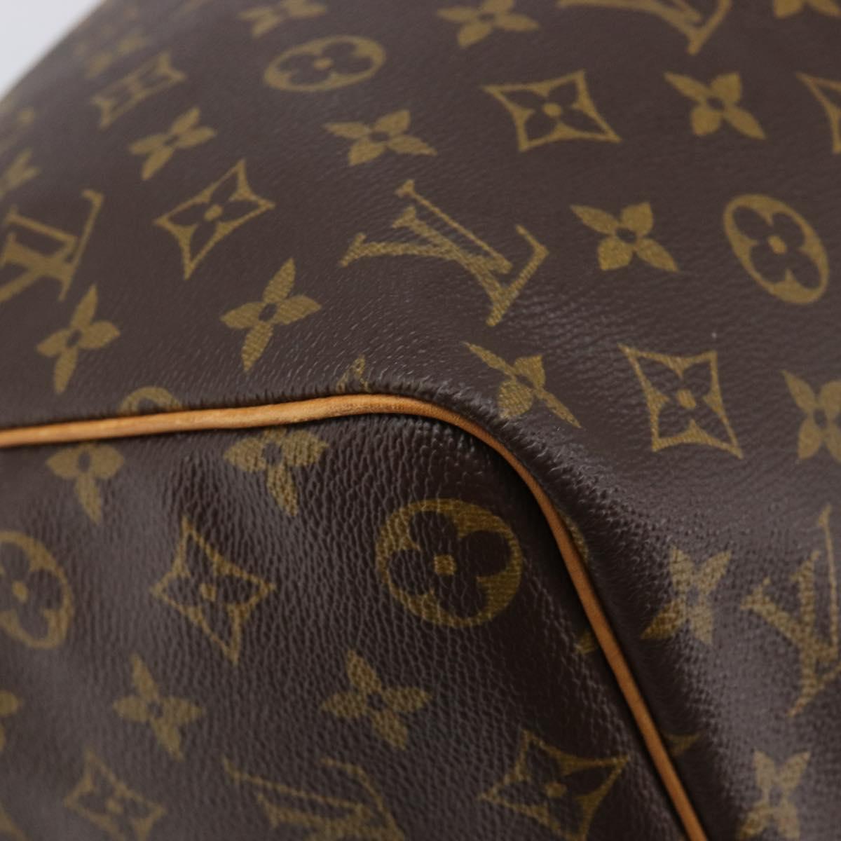 LOUIS VUITTON Monogram Keepall Bandouliere 45 Boston Bag M41418 LV Auth BA16014V
