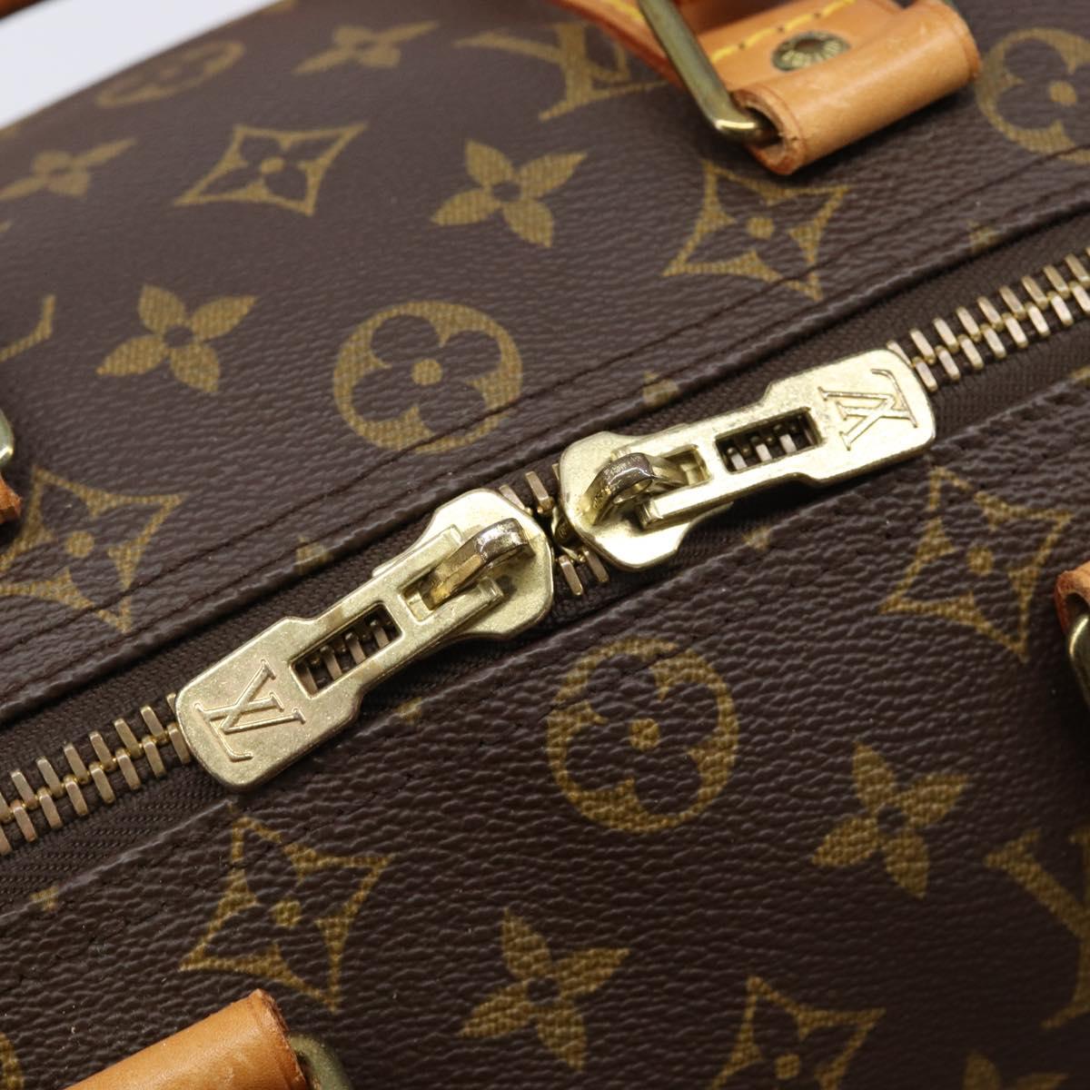 LOUIS VUITTON Monogram Keepall Bandouliere 45 Boston Bag M41418 LV Auth BA16014V