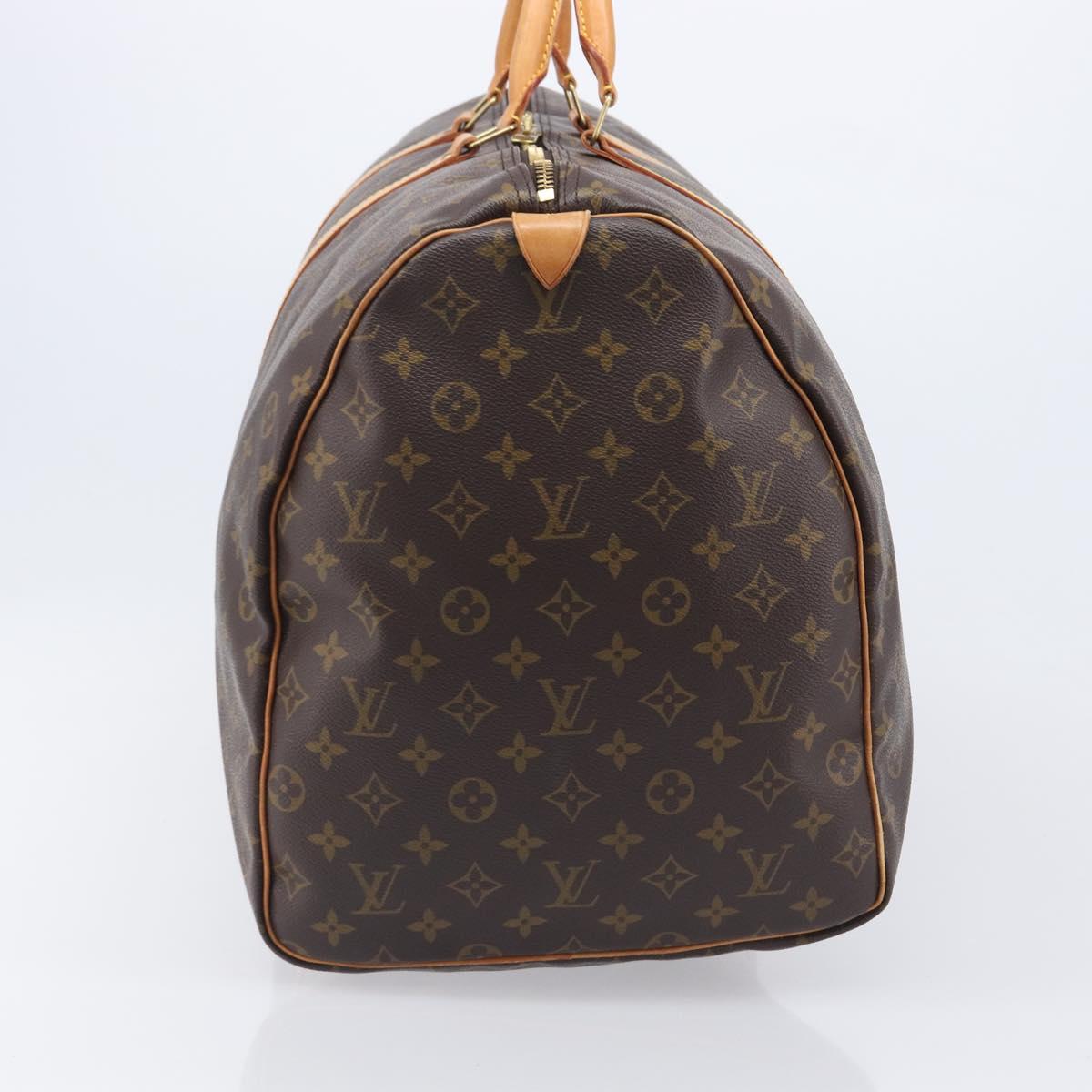 LOUIS VUITTON Monogram Keepall 60 Boston Bag M41422 LV Auth BA16016