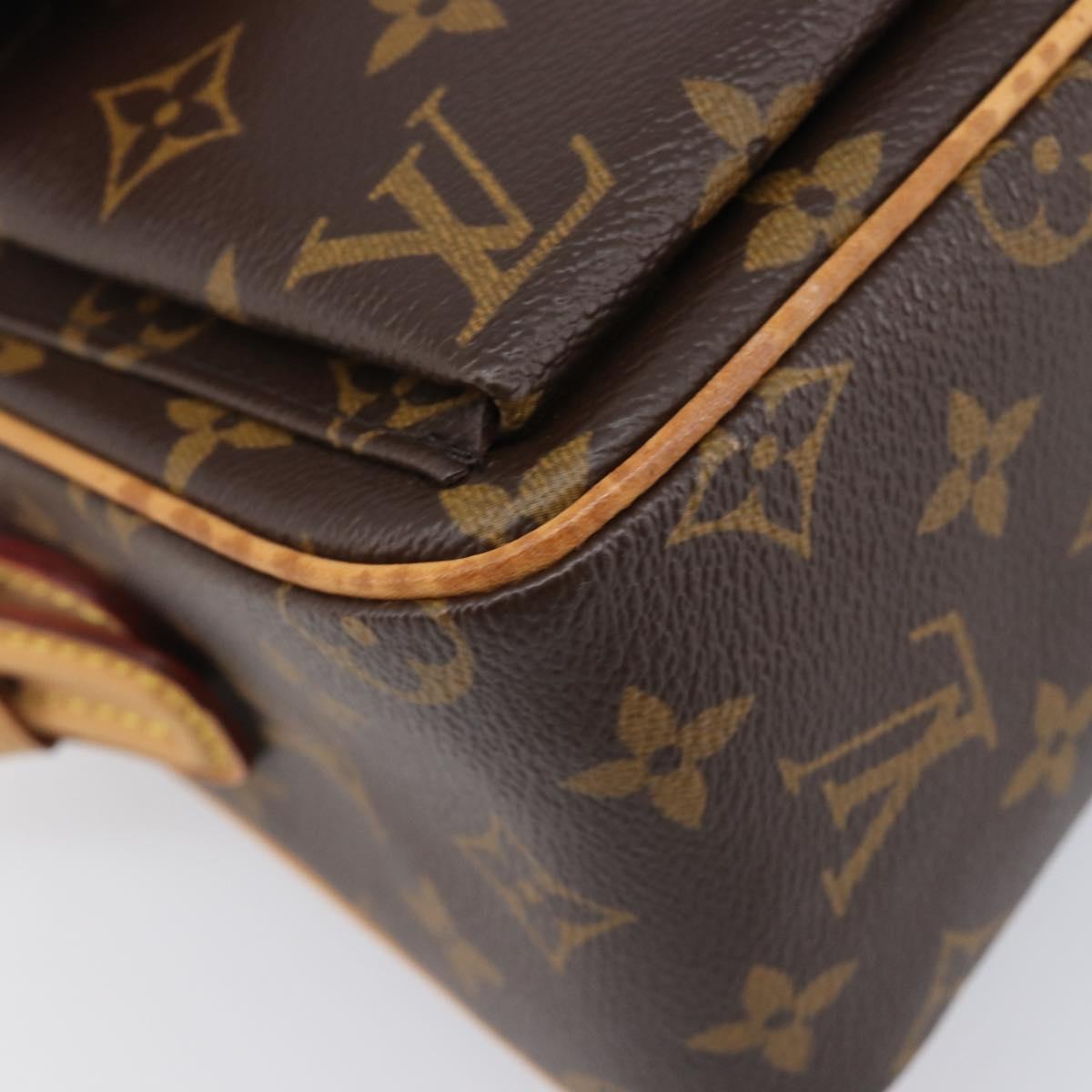 LOUIS VUITTON Monogram Viva Cite MM Shoulder Bag M51164 LV Auth BA16018V