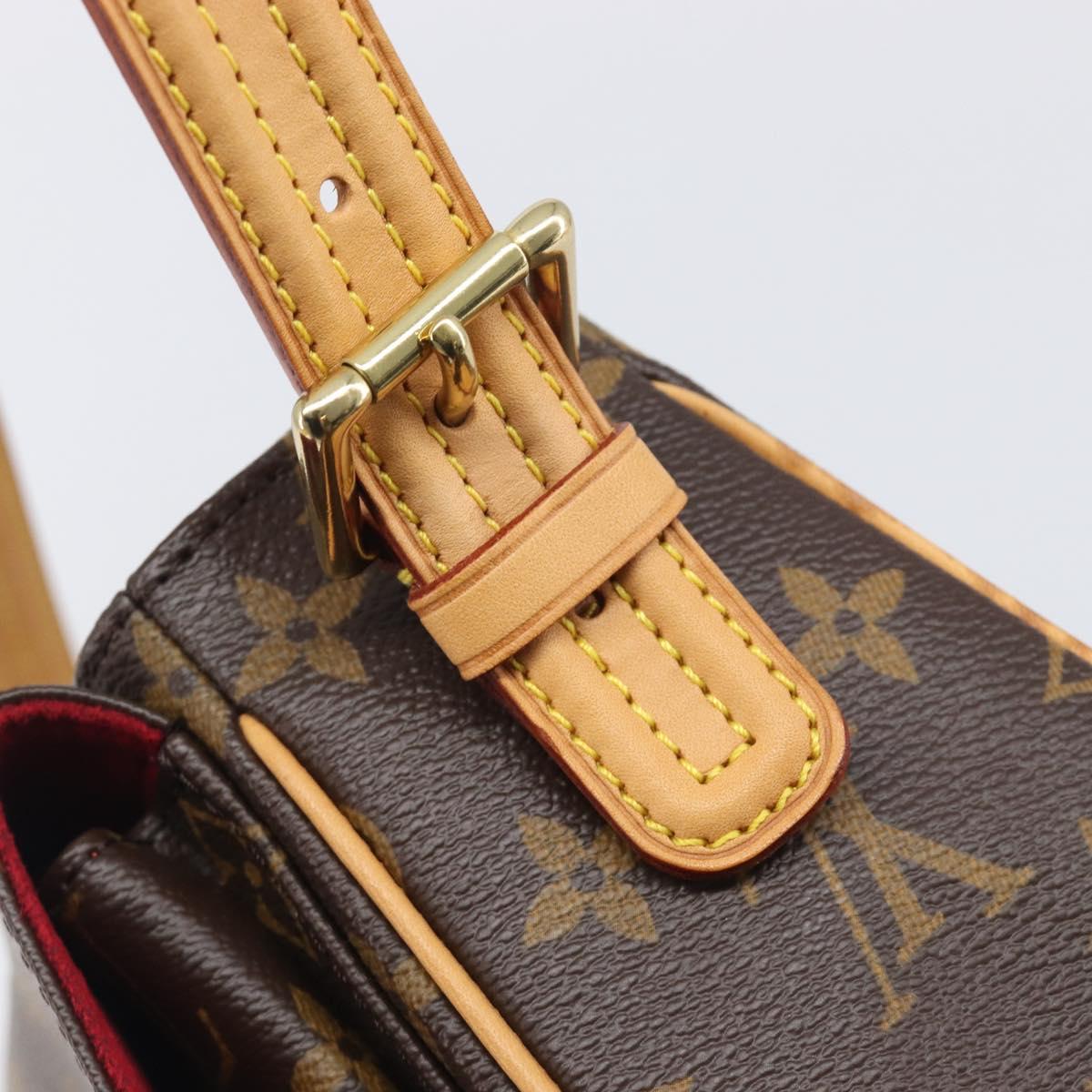 LOUIS VUITTON Monogram Viva Cite MM Shoulder Bag M51164 LV Auth BA16018V