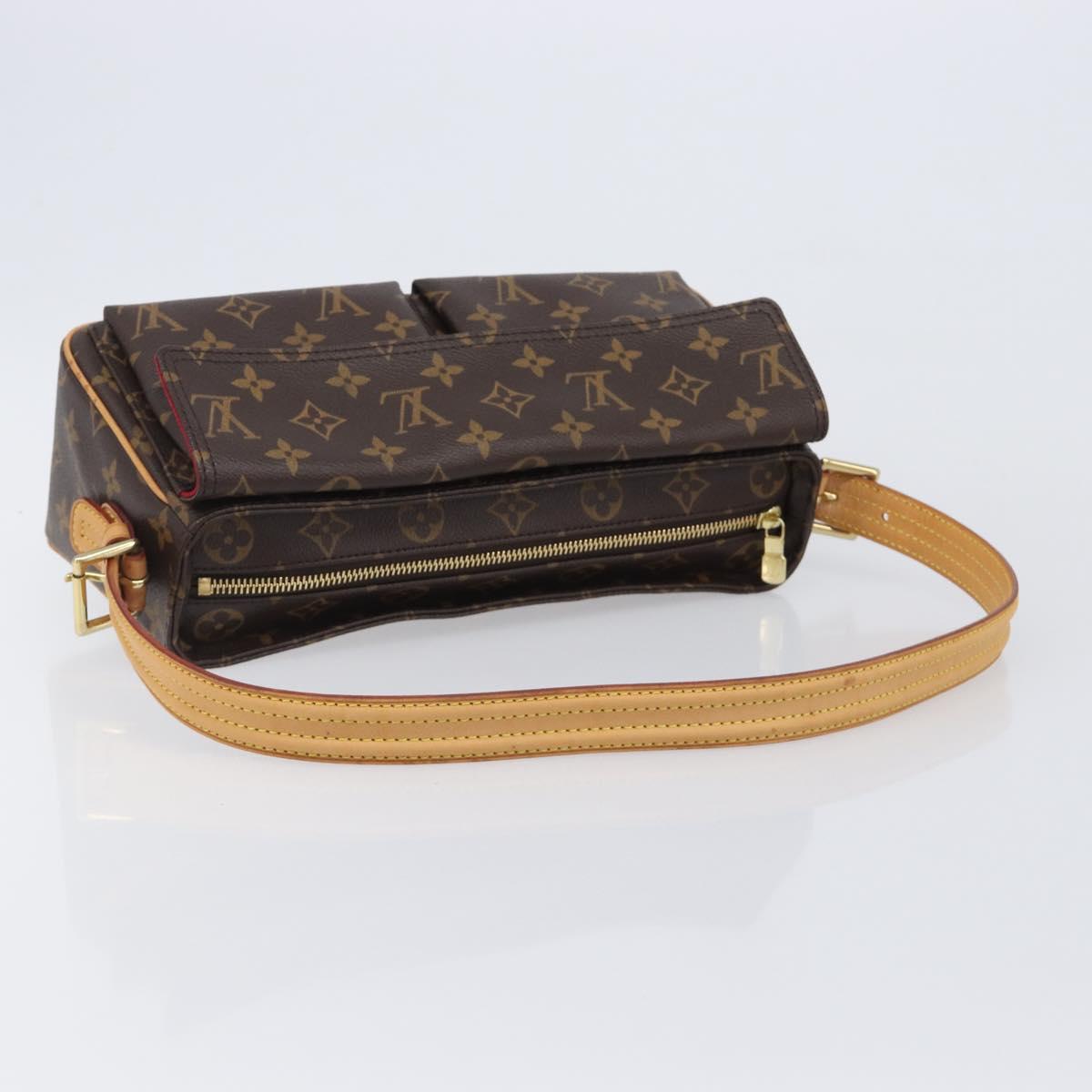 LOUIS VUITTON Monogram Viva Cite MM Shoulder Bag M51164 LV Auth BA16018V