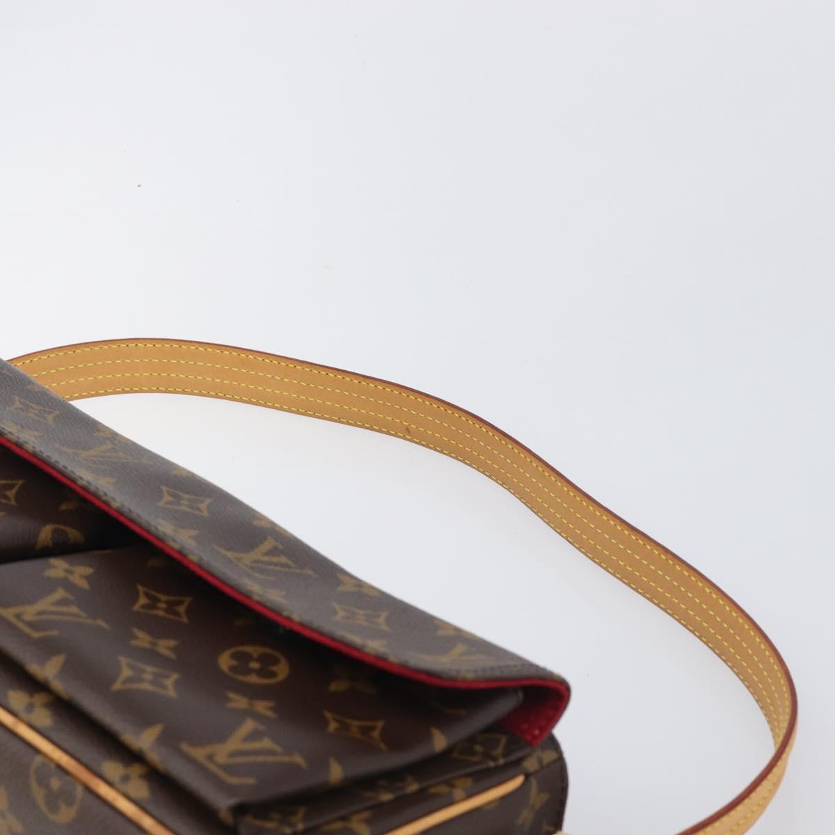 LOUIS VUITTON Monogram Viva Cite MM Shoulder Bag M51164 LV Auth BA16018V