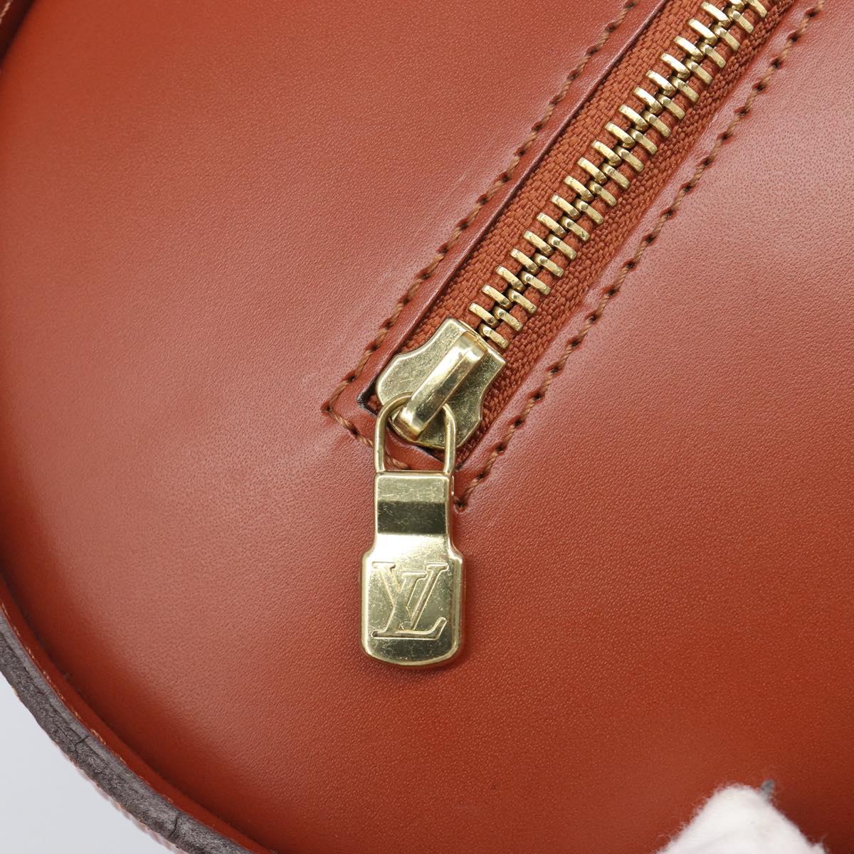 LOUIS VUITTON Epi Soufflot Hand Bag Brown M52223 LV Auth BA16020