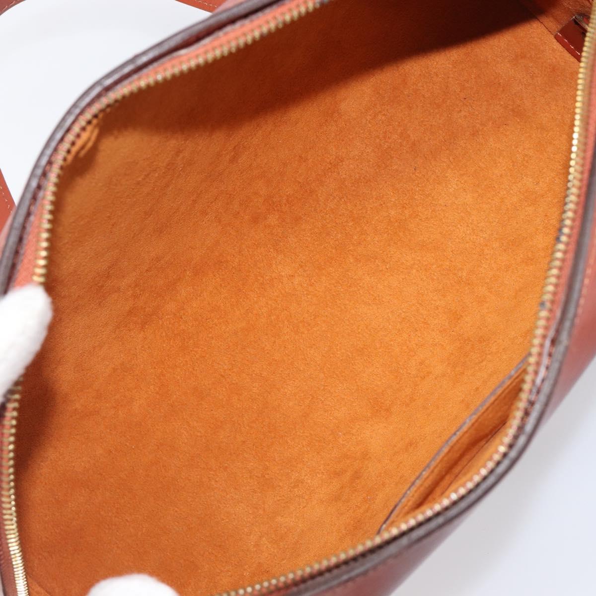 LOUIS VUITTON Epi Soufflot Hand Bag Brown M52223 LV Auth BA16020