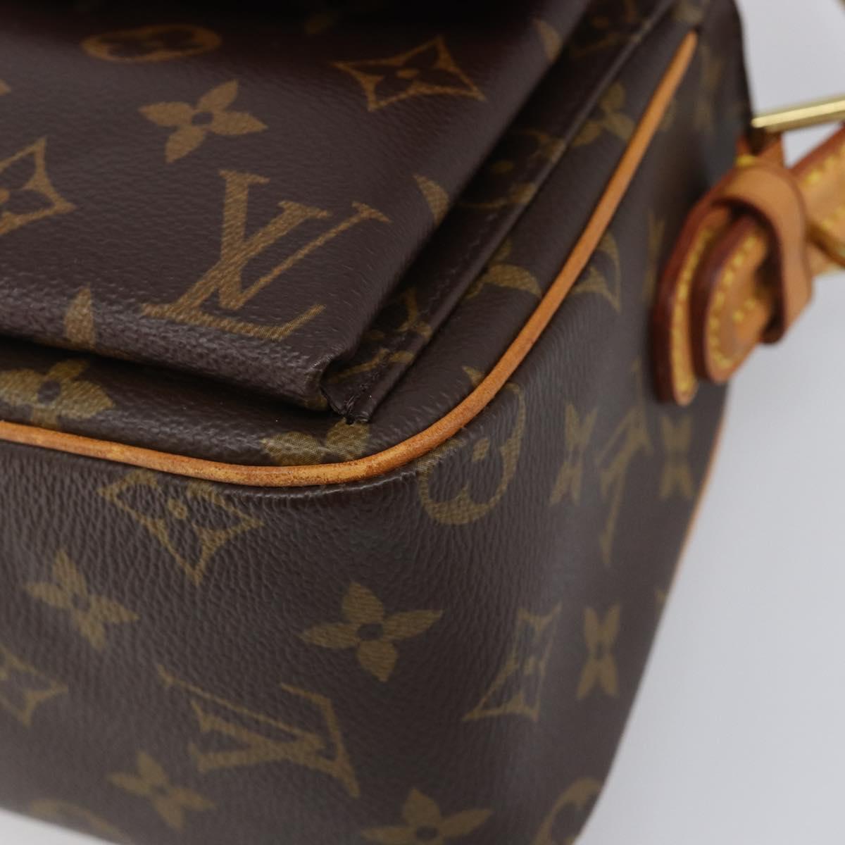 LOUIS VUITTON Monogram Viva Cite MM Shoulder Bag M51164 LV Auth BA16037A