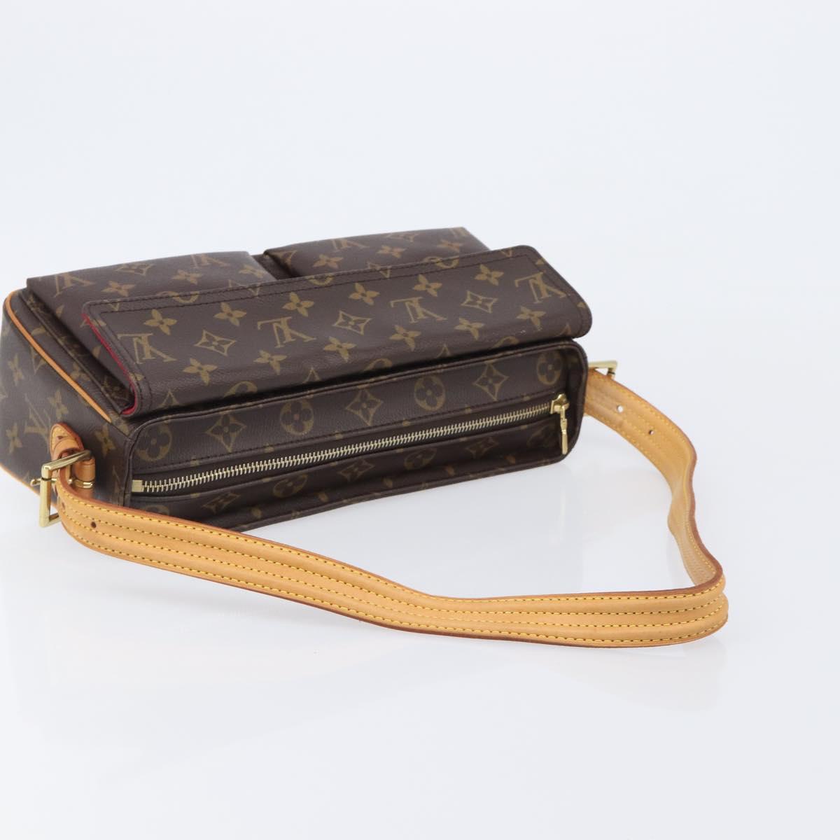 LOUIS VUITTON Monogram Viva Cite MM Shoulder Bag M51164 LV Auth BA16037A