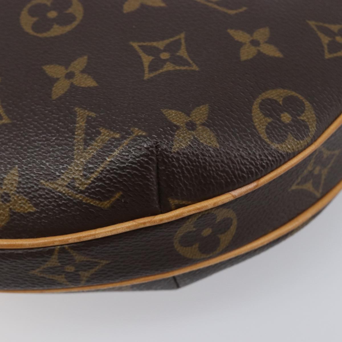 LOUIS VUITTON Monogram Pochette Croissant Shoulder Bag M51510 LV Auth BA16038V