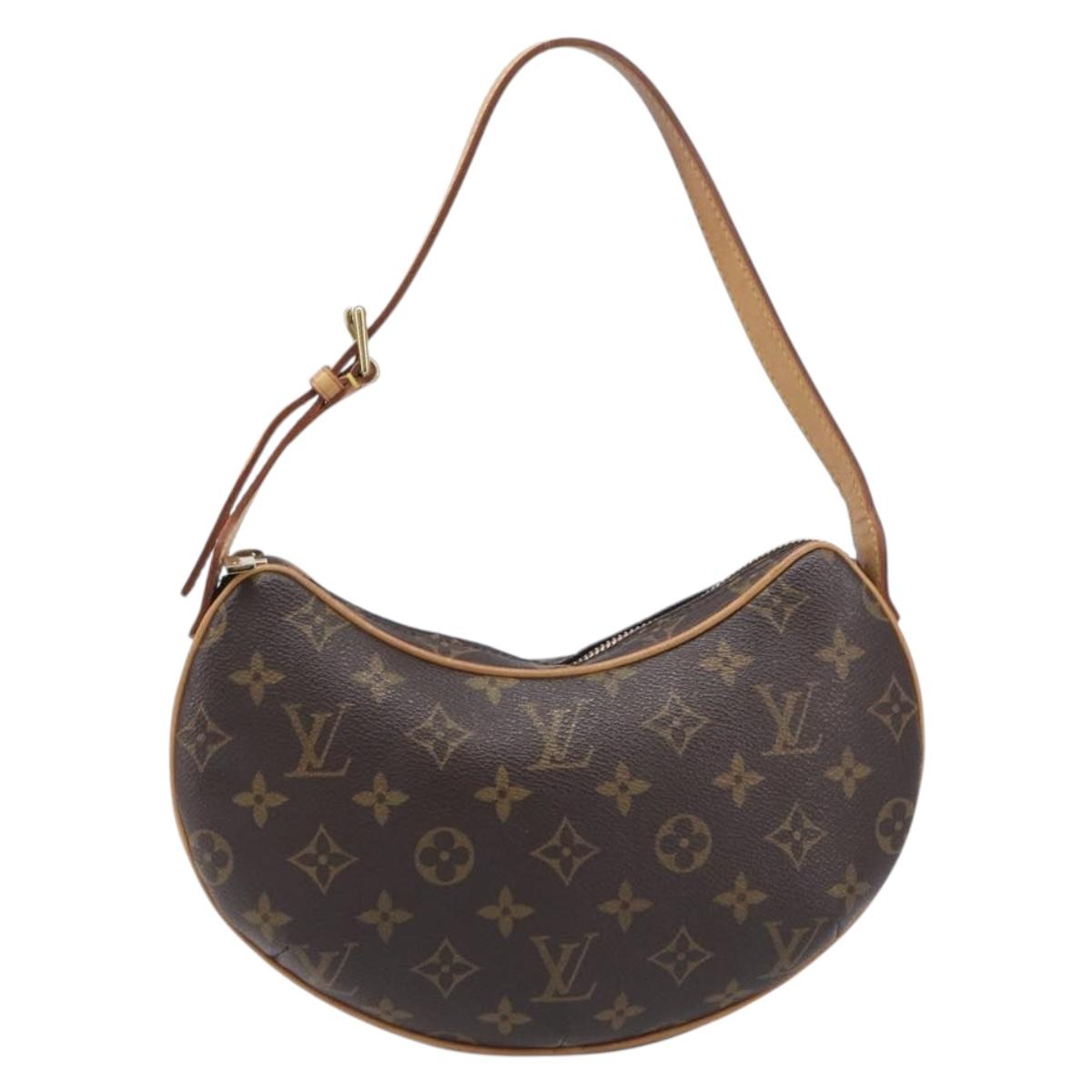 LOUIS VUITTON Monogram Pochette Croissant Shoulder Bag M51510 LV Auth BA16038V