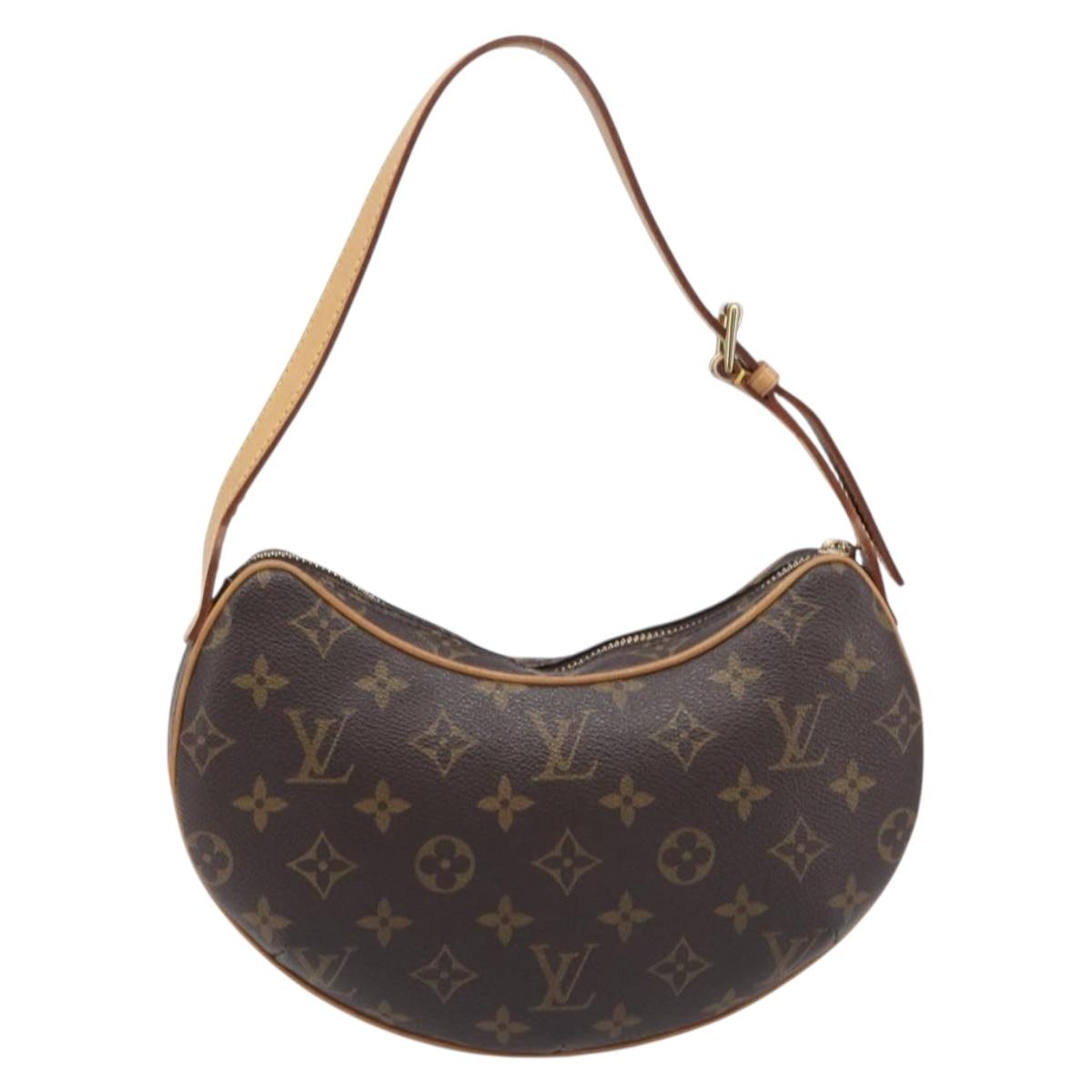 LOUIS VUITTON Monogram Pochette Croissant Shoulder Bag M51510 LV Auth BA16038V