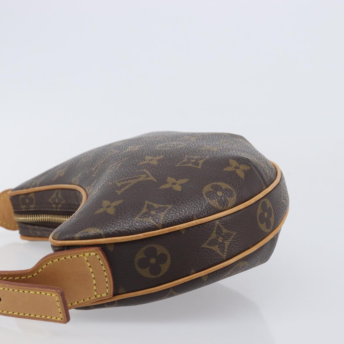 LOUIS VUITTON Monogram Pochette Croissant Shoulder Bag M51510 LV Auth BA16038V