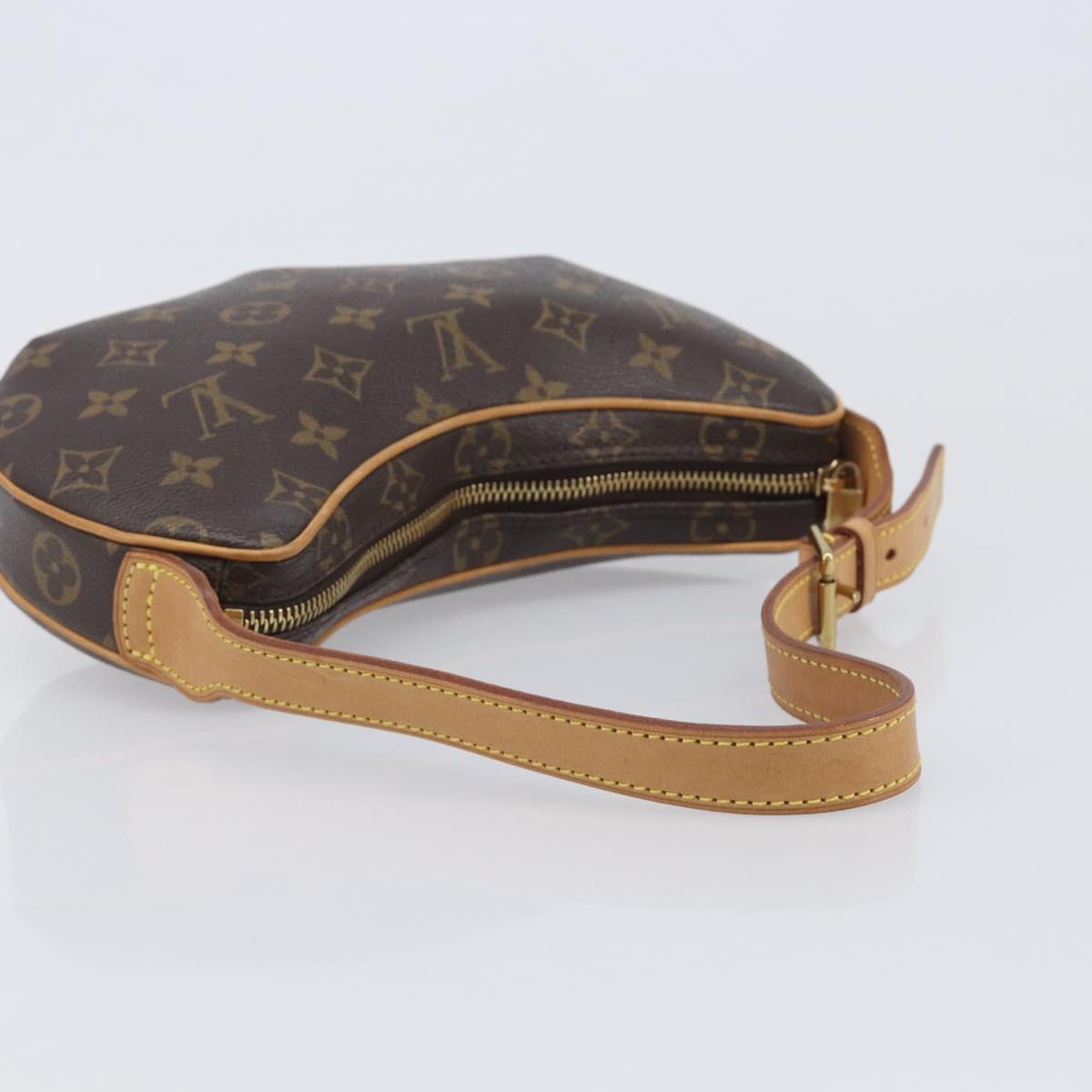 LOUIS VUITTON Monogram Pochette Croissant Shoulder Bag M51510 LV Auth BA16038V