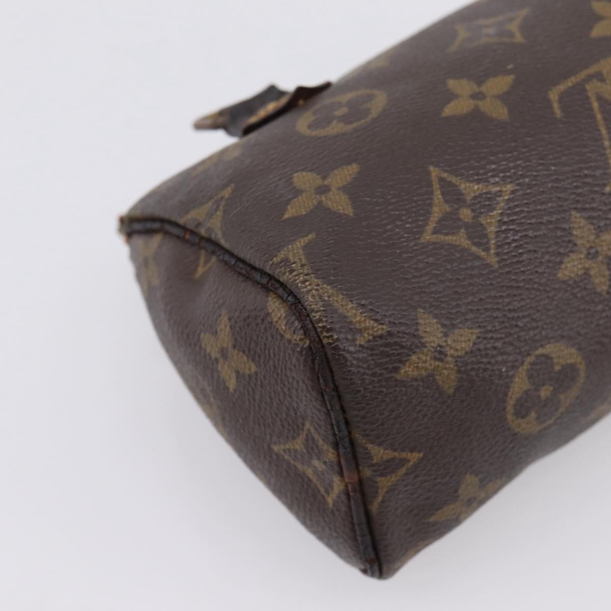 LOUIS VUITTON Monogram Mini Speedy Hand Bag M41534 LV Auth BA16039